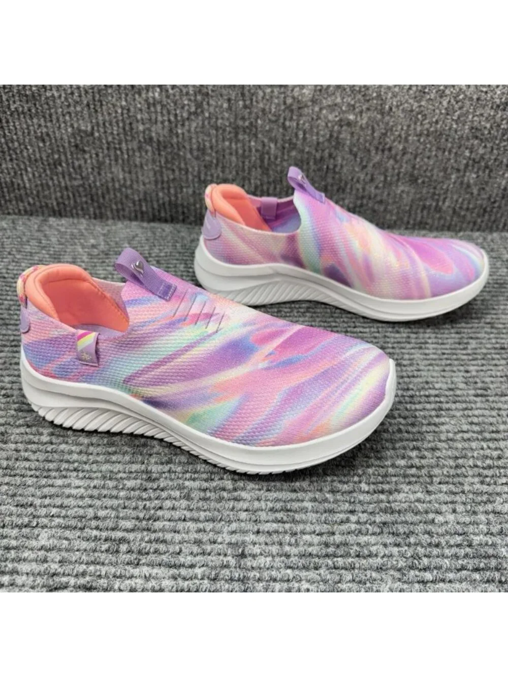 Skechers Sneakers Shoes Girls 4 Ultra Flex 3.0 Color Me Sleek Slip On Cushioned